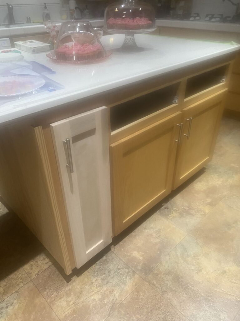 Door access added for enclosed shelves