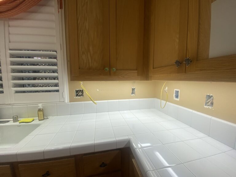 Getting ready to Install the New Under Counter lighting (2)
