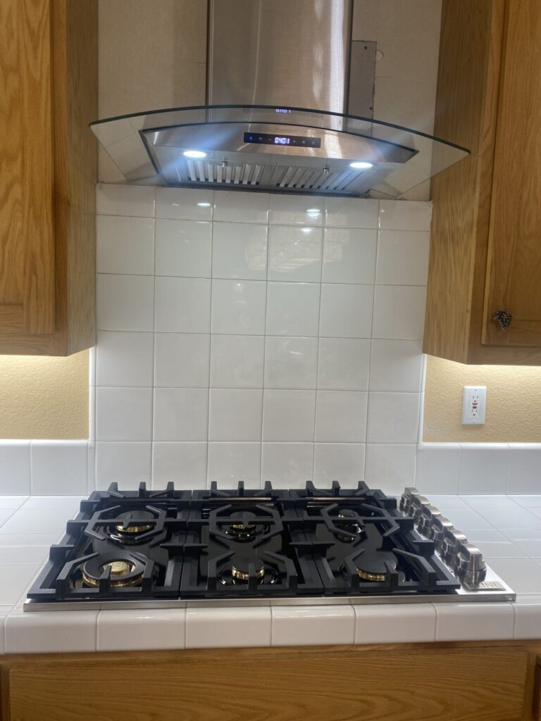 New Stove Top and Hood